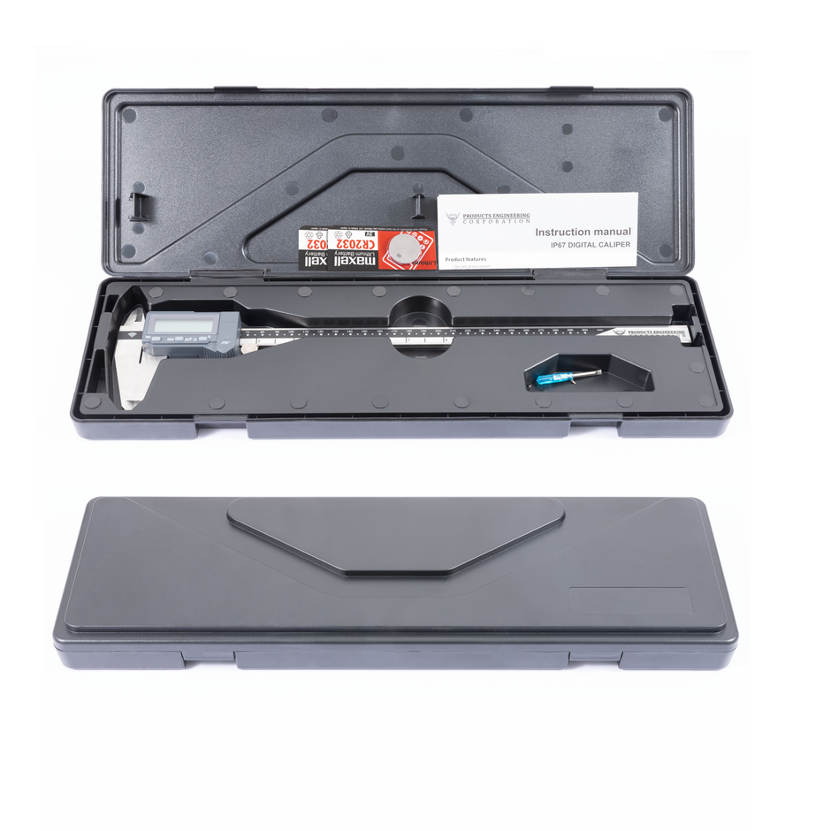 Digital Caliper, Bluetooth, IP67, 12"/300 mm
