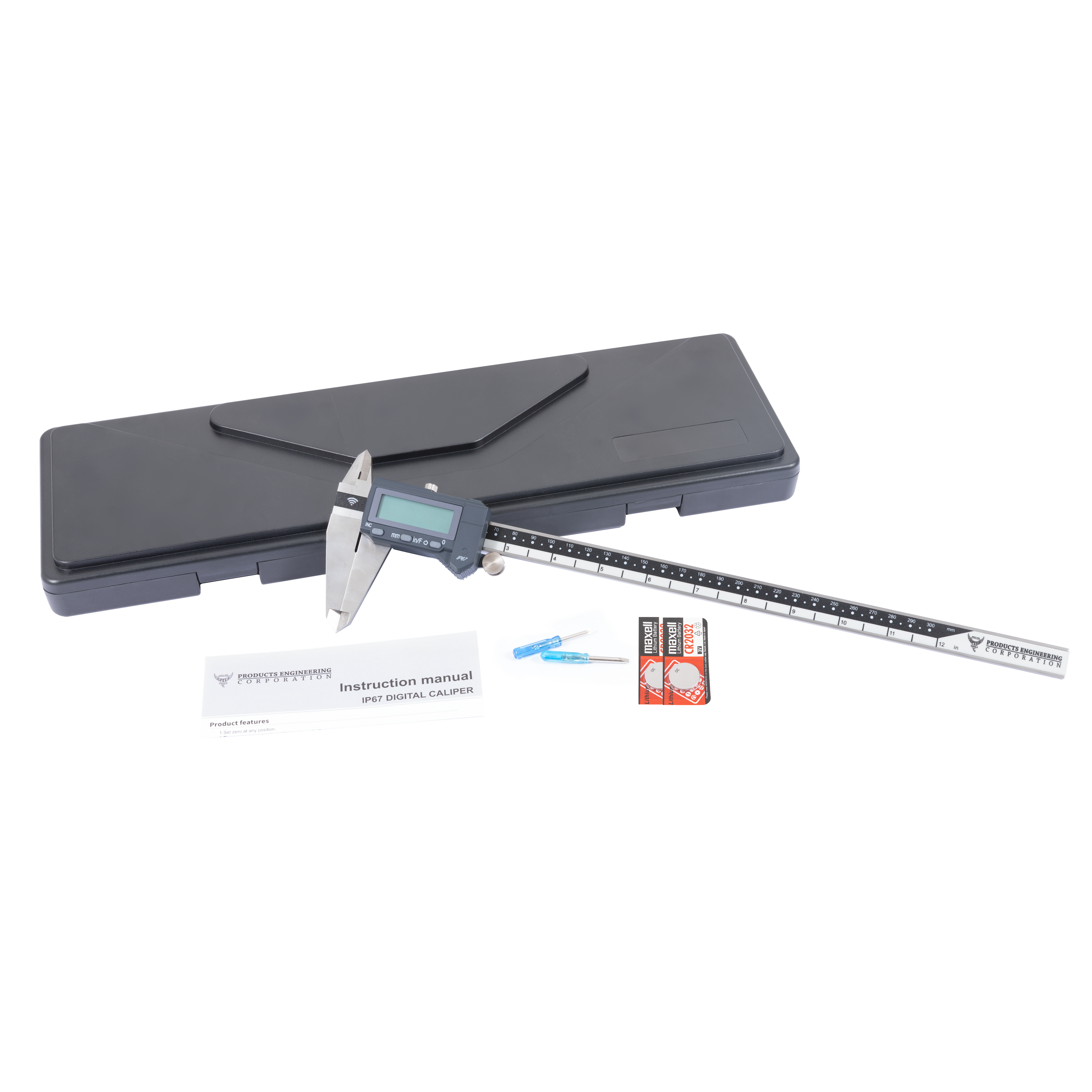 Digital Caliper, Bluetooth, IP67, 12