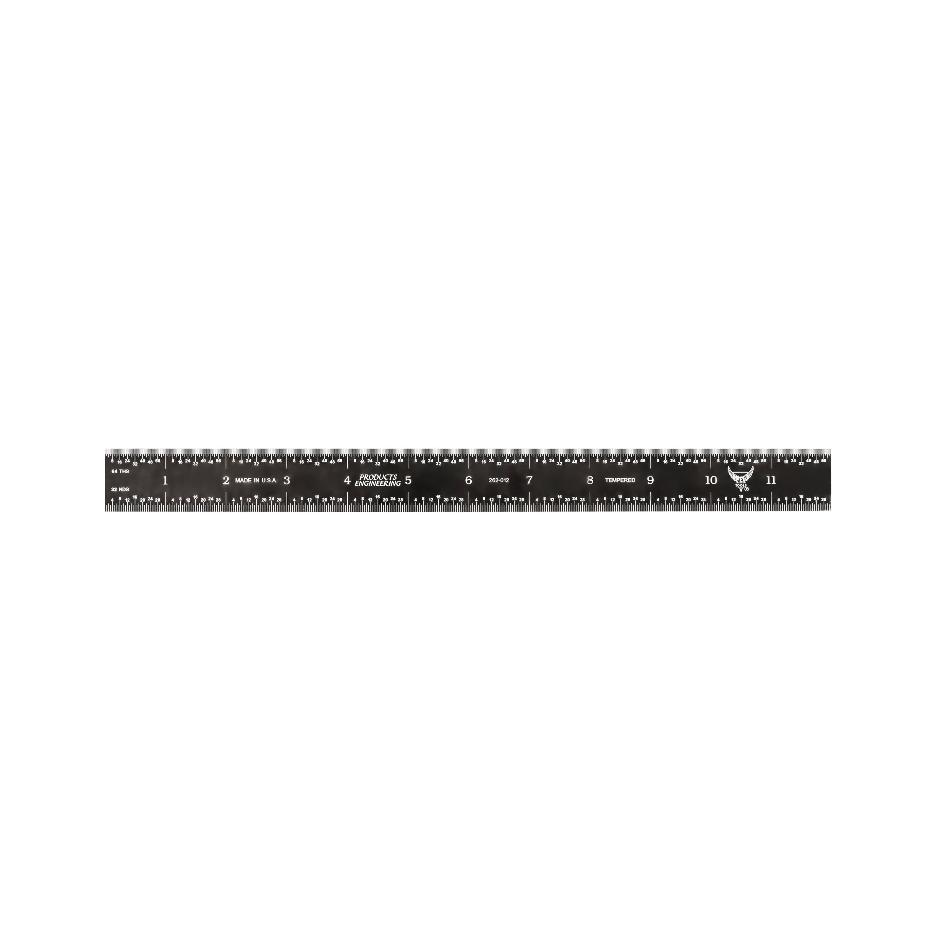 Black Chrome Rulers (Rigid)