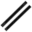 Black Chrome Flexible Rulers - Full English Graduations
