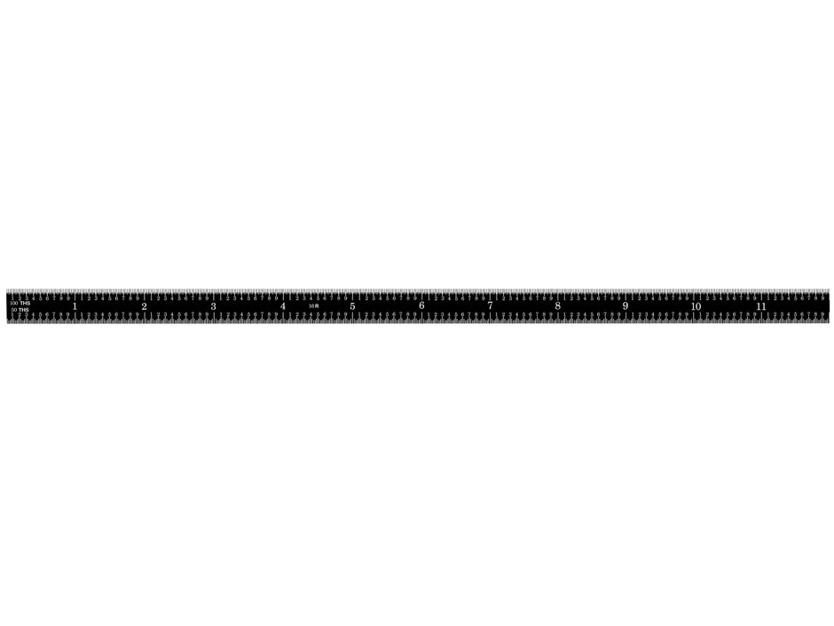 Black Chrome Flexible Rulers (Packs)