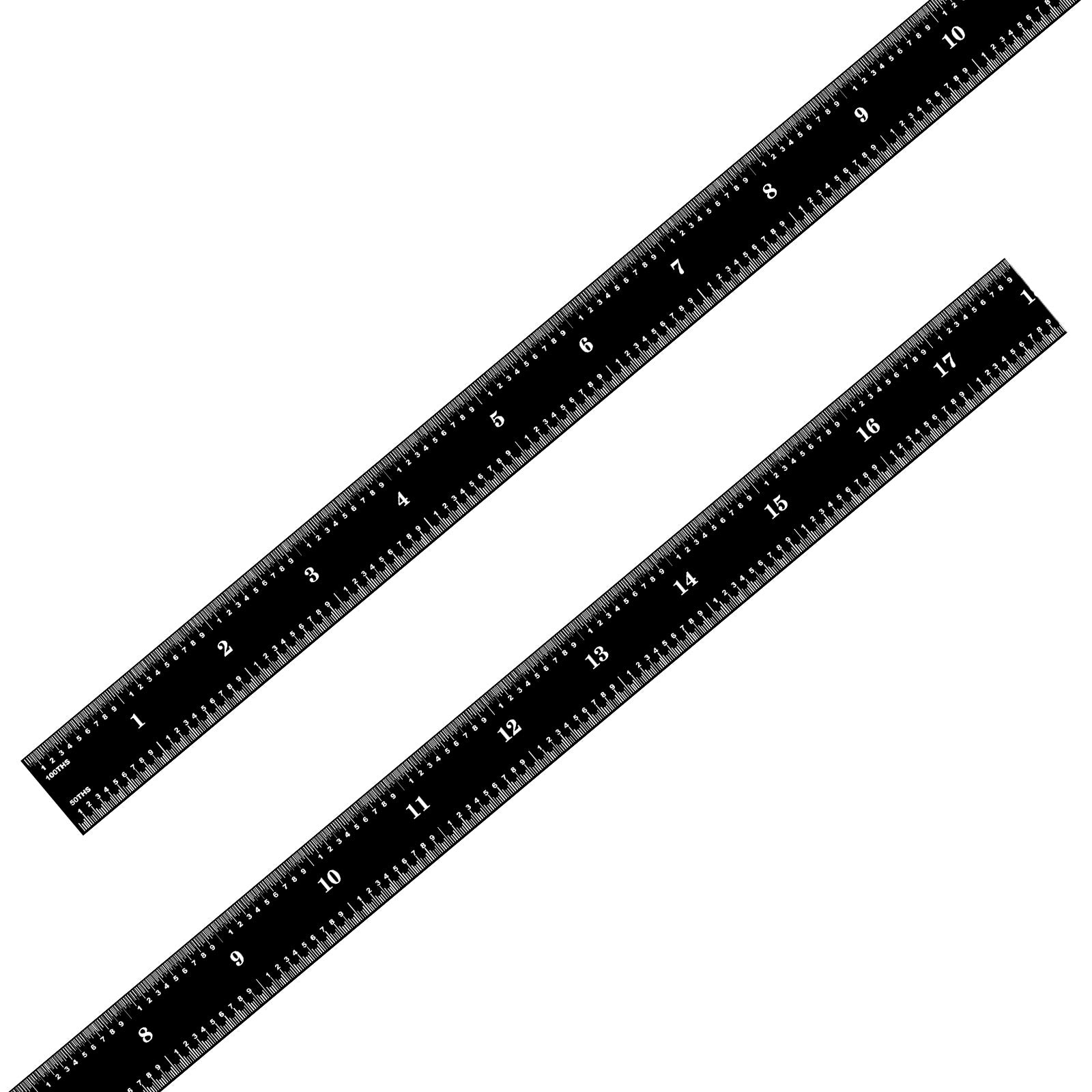 Black Chrome Flexible Rulers (Packs)