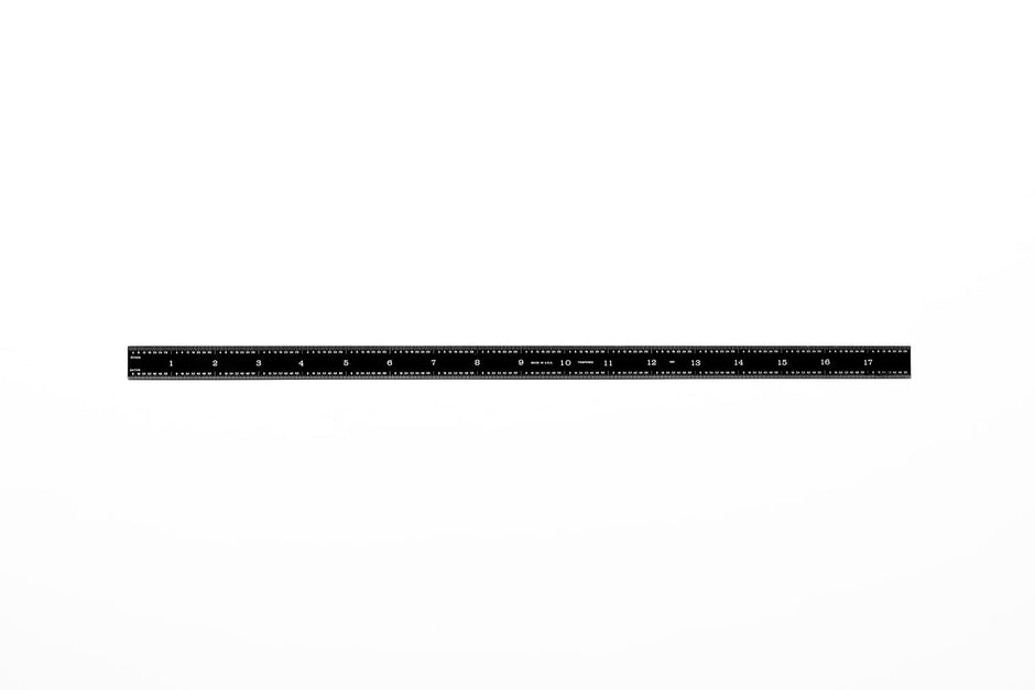 Black Chrome Flexible Rulers (Packs)