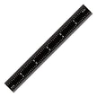 Black Chrome Rulers (Rigid)