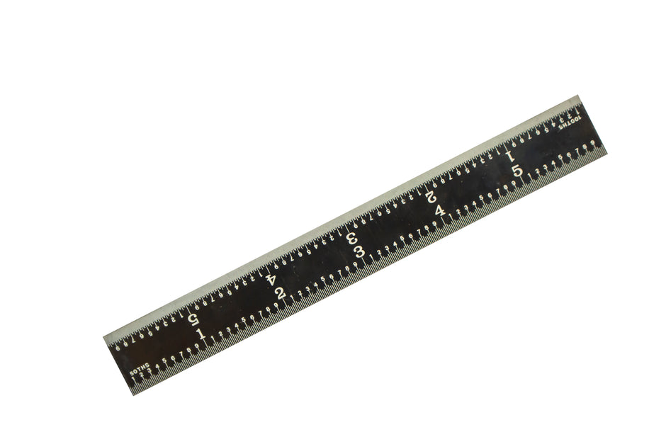 Black Chrome Rigid Rulers (Packs)