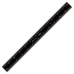 Black Chrome Rulers (Rigid)