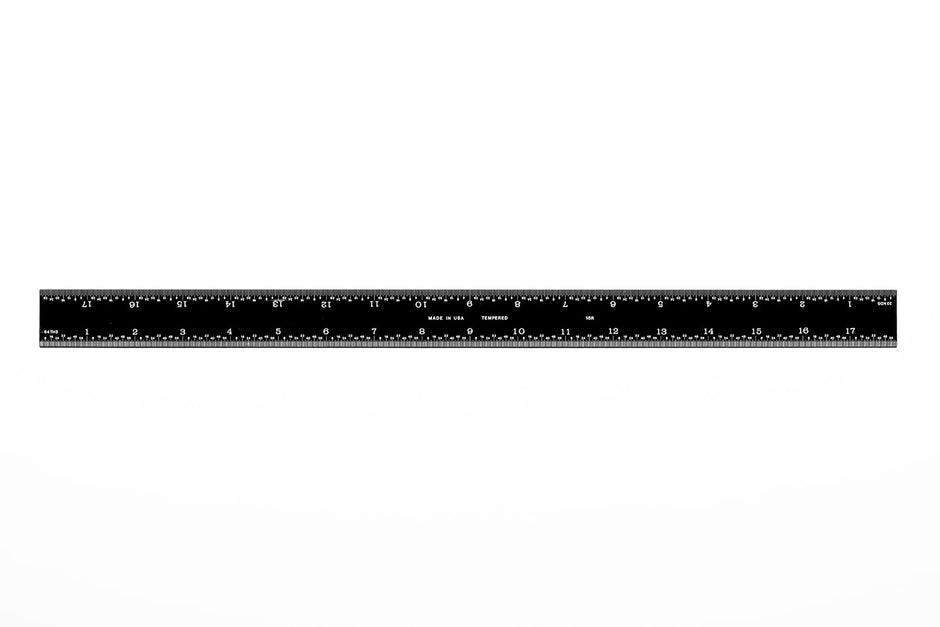 Black Chrome Rigid Rulers (Packs)