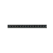 Black Chrome Flexible Rulers with English and metric graduations for precise measurements.