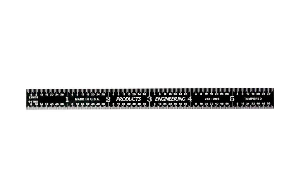 Black Chrome Flexible Rulers