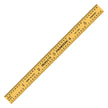 Gold Titanium Nitride Plated Flexible Rulers (Packs)