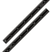 Black Chrome Rulers (Flexible)