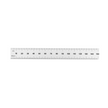 Rigid Satin Chrome-Plated Steel Rulers (With Certification) - English/Metric Graduations