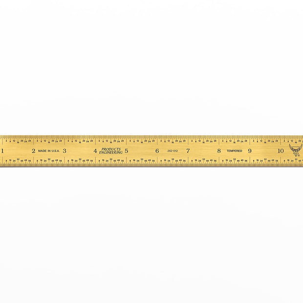 Gold Titanium Nitride Plated Rigid Rulers (Packs)