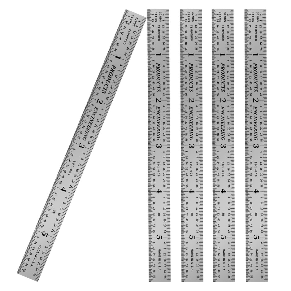 Flexible Stainless Steel Rulers (Packs)