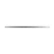 Flexible Satin Chrome-Plated Steel Rulers - Full English Graduations