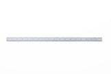 Flexible Satin Chrome-Plated Steel Rulers - Full English Graduations