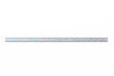 Flexible Satin Chrome-Plated Steel Rulers - Full English Graduations