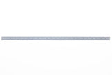 Flexible Satin Chrome-Plated Steel Rulers - Full English Graduations