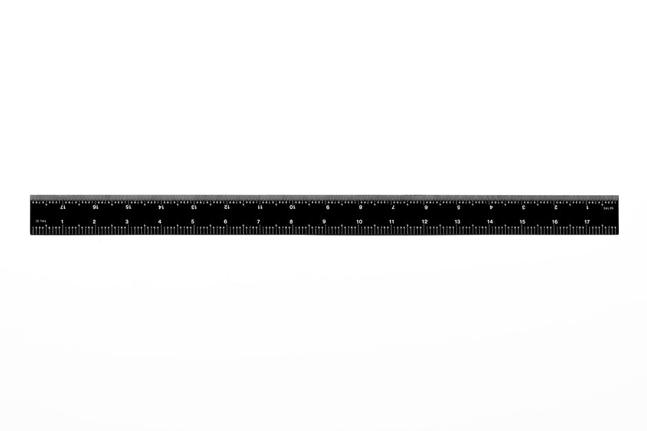 Black Chrome Rigid Rulers (Packs)