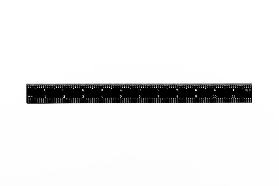 Black Chrome Rigid Rulers (Packs)