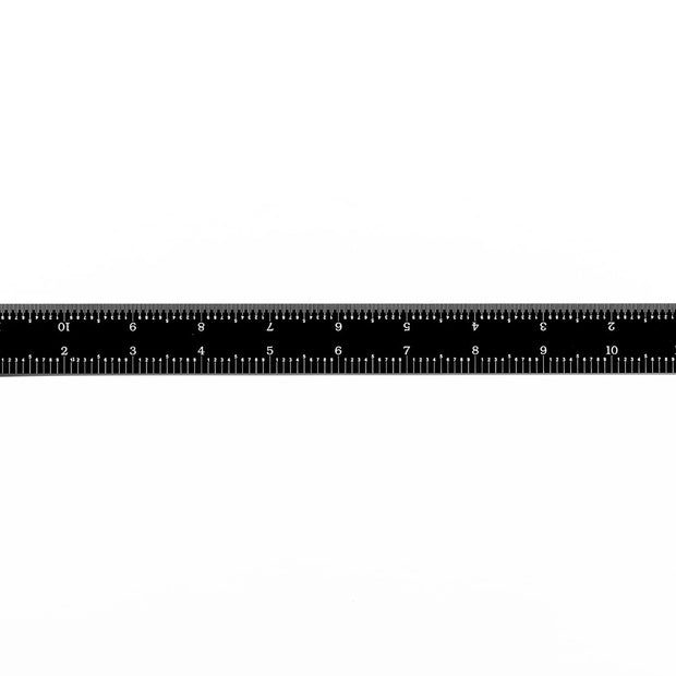 Black Chrome Rulers (Rigid)