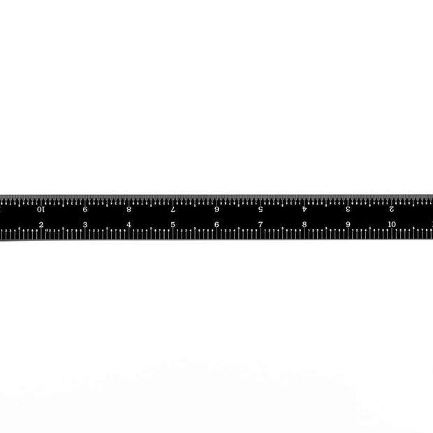 Rigit Ruler Black Chrome Rulers – PEC Tools