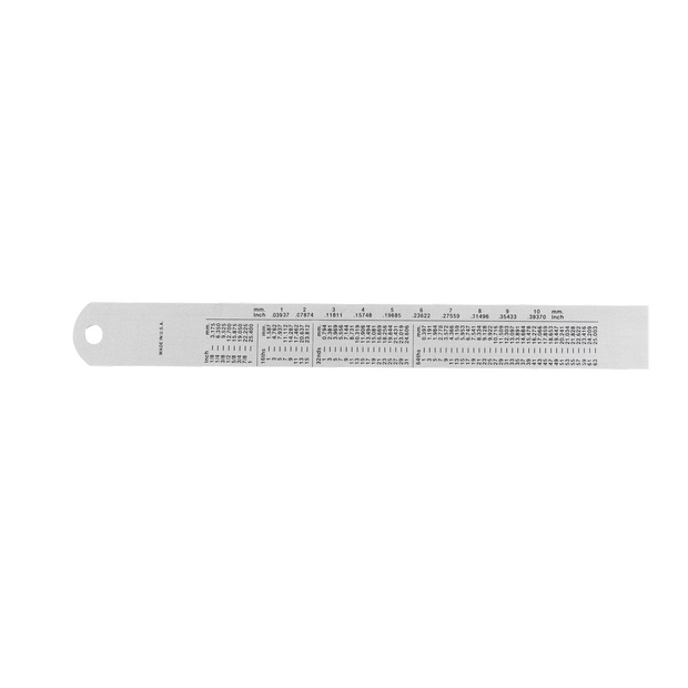 Rigid Round End Specialty Ruler