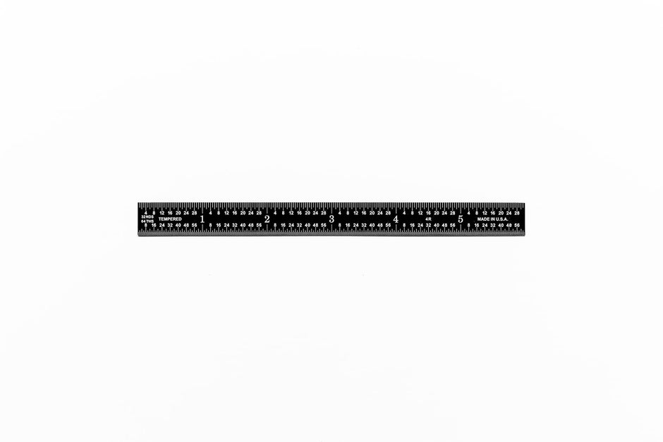 Black Chrome Flexible Rulers (Packs)