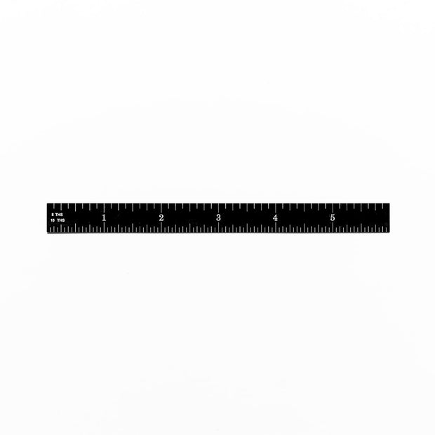 Black Chrome Flexible Rulers (Packs)