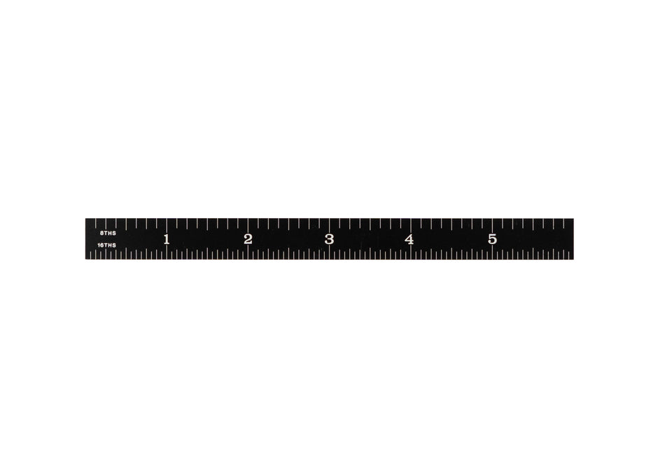 Black Chrome Rulers (Rigid)