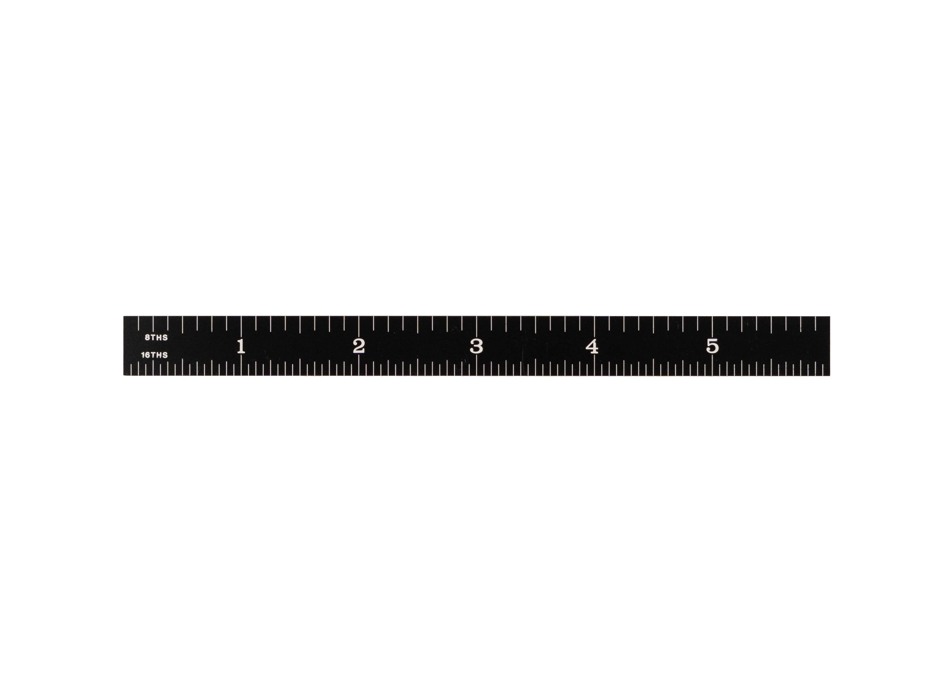 Black Chrome Rulers (Rigid)