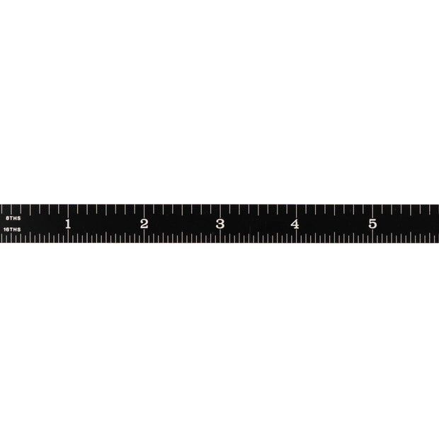 Black Chrome Rulers (Rigid)
