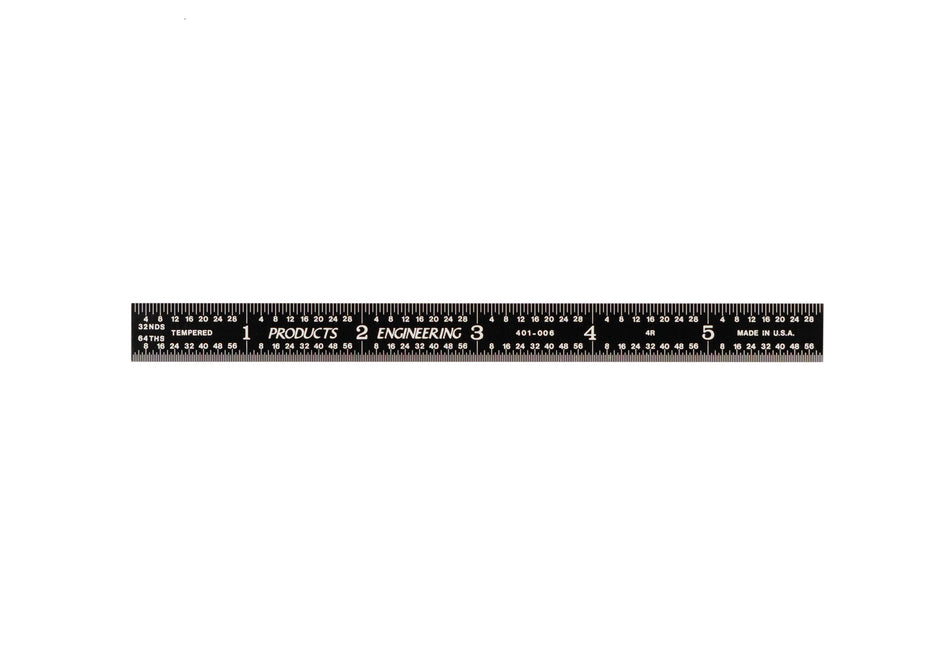 Black Chrome Rulers (Rigid)