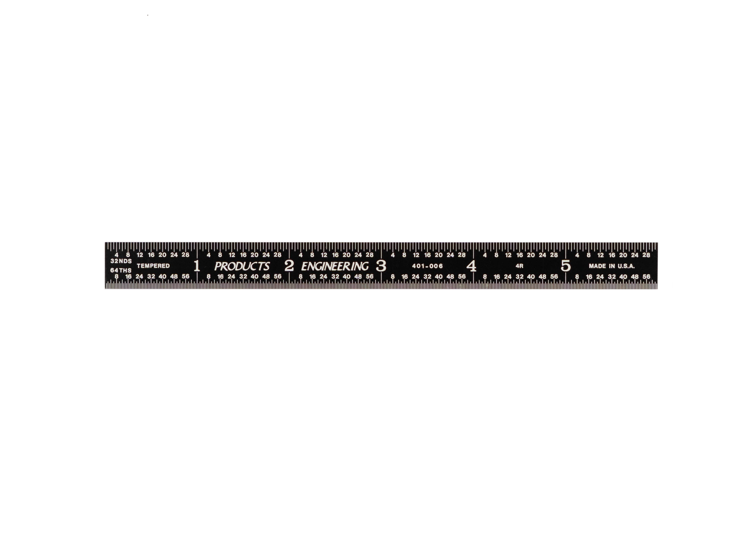 Black Chrome Rulers (Rigid)