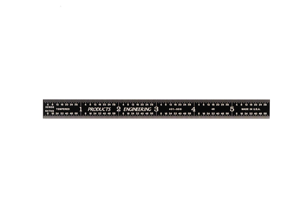 Black Chrome Rulers (Rigid)