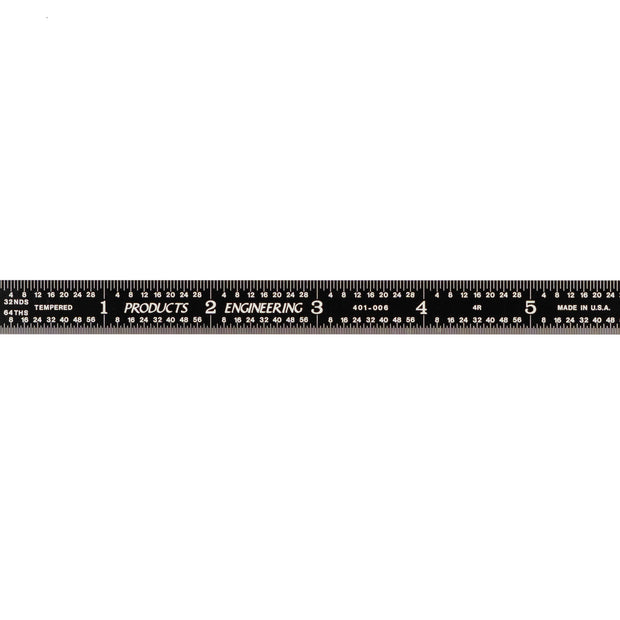 Black Chrome Rulers (Rigid)