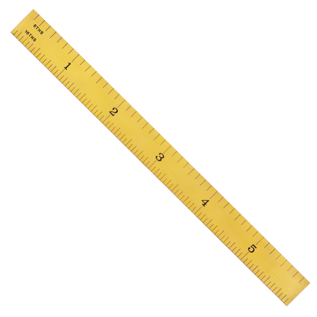 Gold Titanium Nitride Plated Flexible Rulers