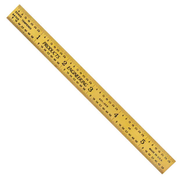 Gold Titanium Nitride Plated Flexible Rulers