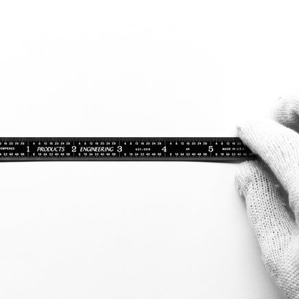 Black Chrome Rulers (Flexible)