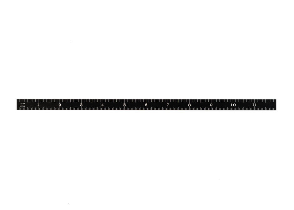 Black Chrome Rulers (Rigid)