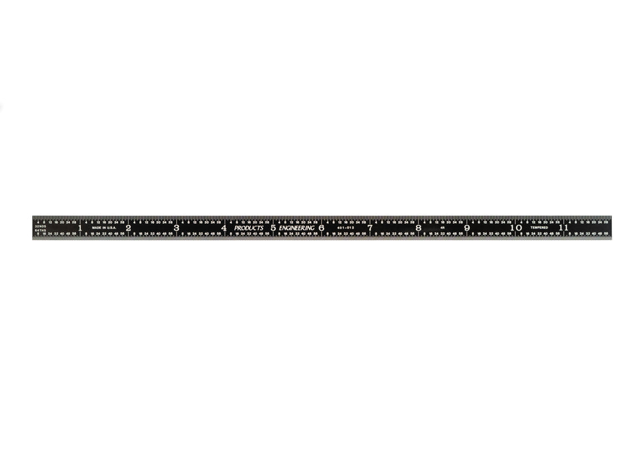 Black Chrome Rulers (Rigid)