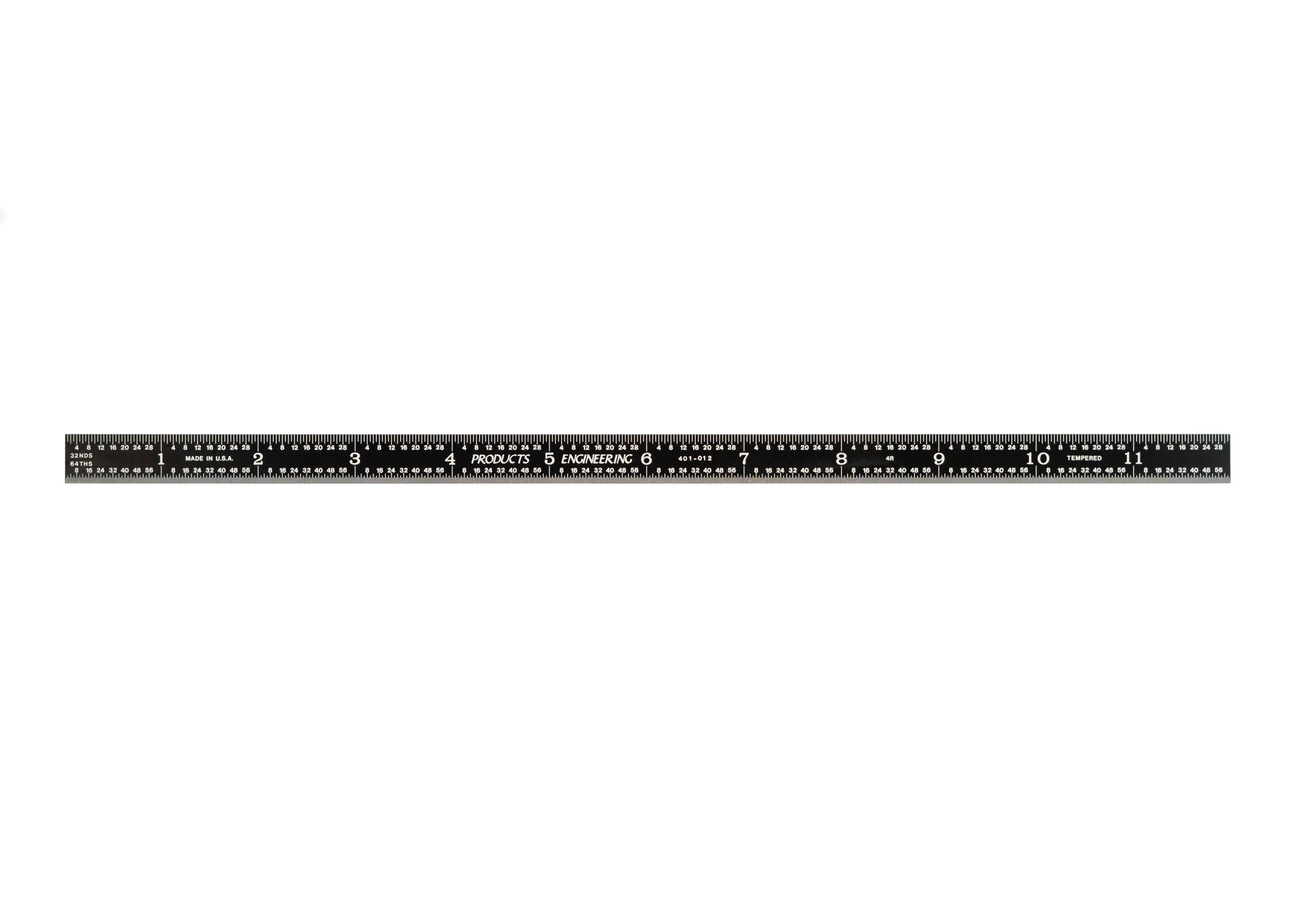 Black Chrome Rulers (Rigid)