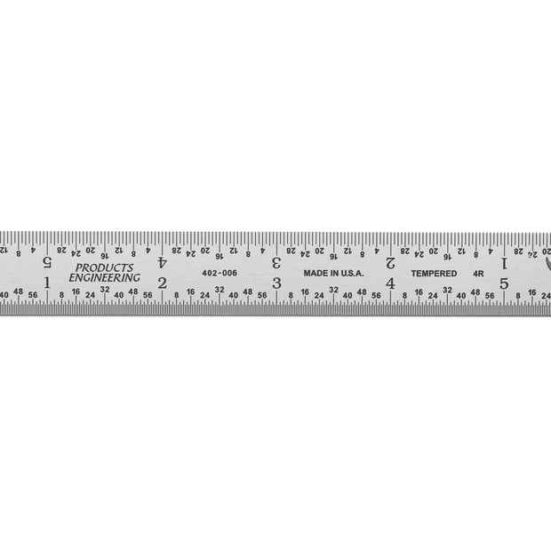 Woodworking measurement kit ruler made of tempered steel with clear markings for precise measurements in woodworking projects.