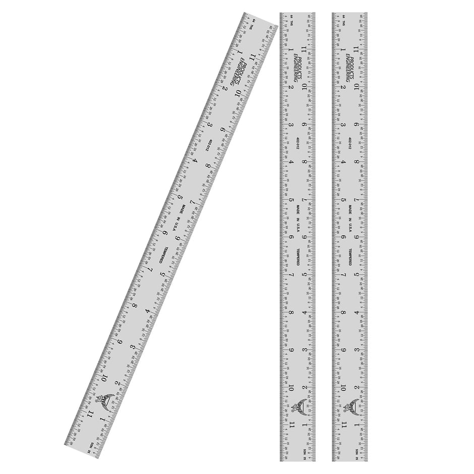 Rigid Stainless Steel Rulers (Packs)
