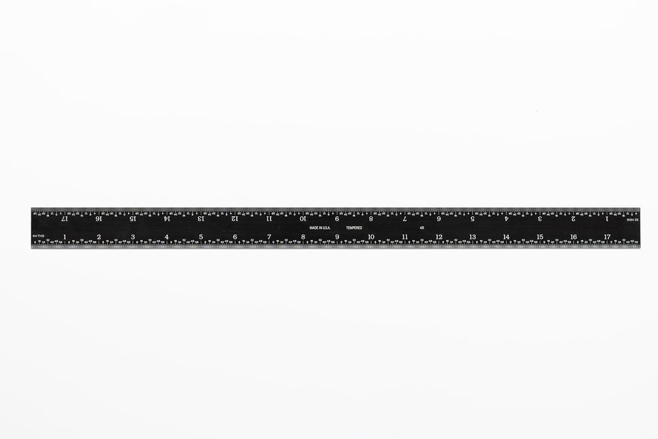 Black Chrome Rulers (Rigid)