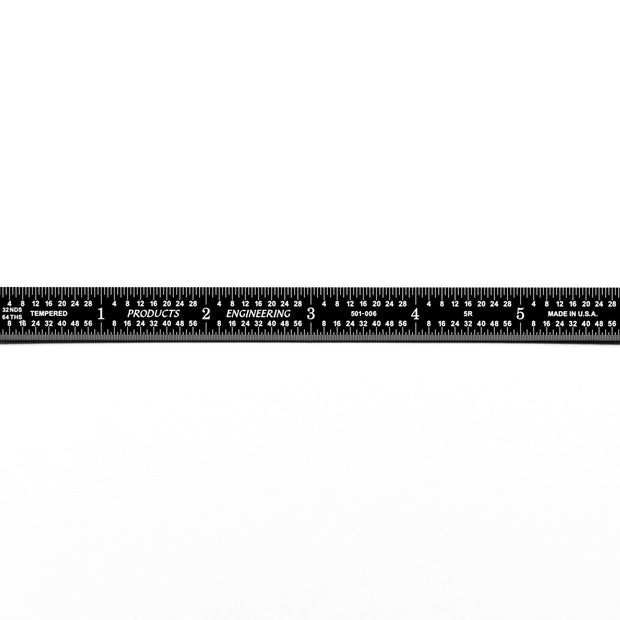 Pec Rigid 36 Inch Ruler Black Chrome Rulers – PEC Tools