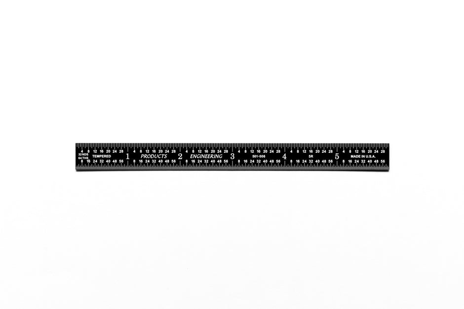 Black Chrome Rulers (Flexible)