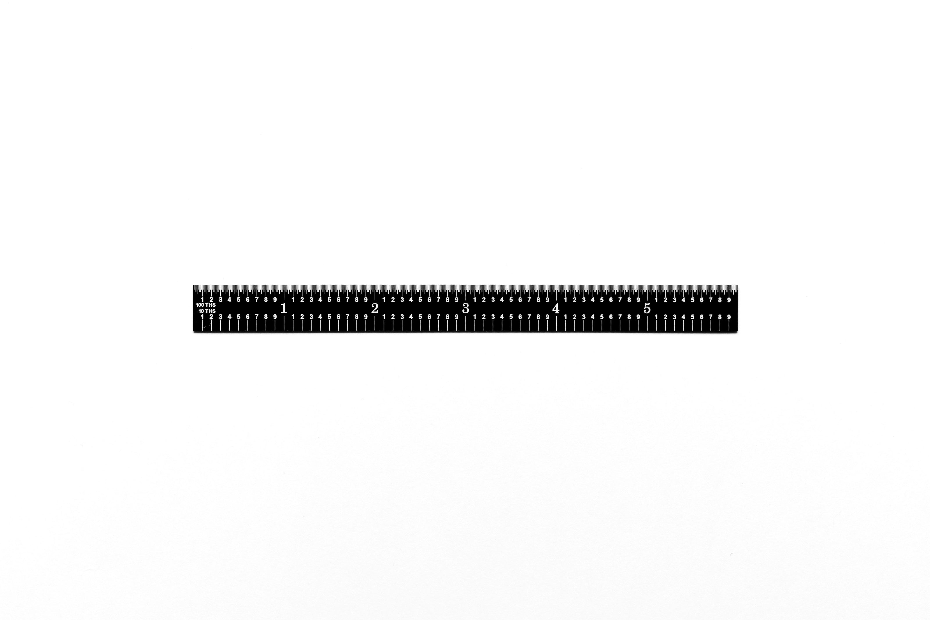 Black Chrome Rulers (Flexible)