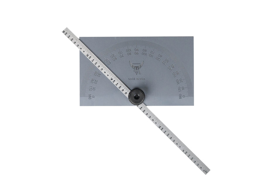 16 Graduated Ruller Rectangle Protractors with Graduated Ruler – PEC Tools