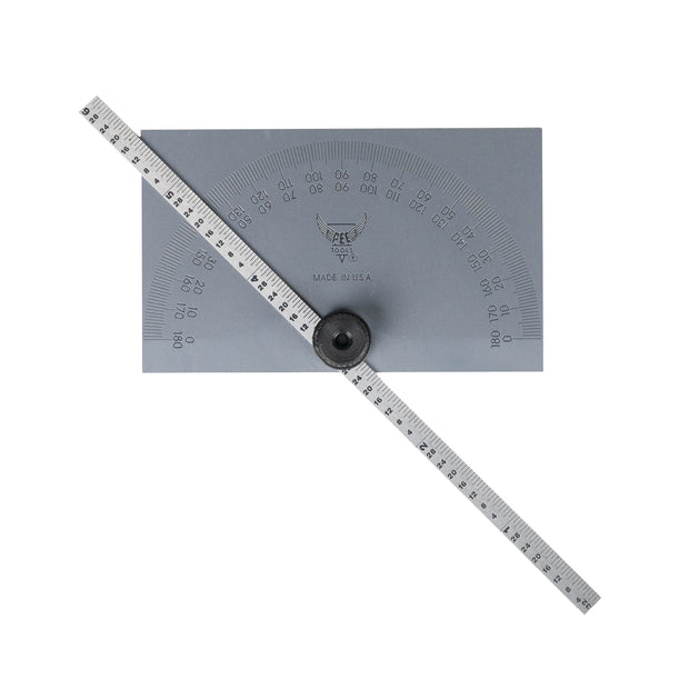 Rectangle Protractor with Graduated Ruler
